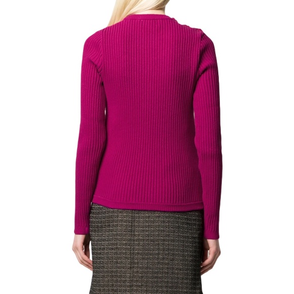 GANNI cable knit jumper top - Picture 4 of 14